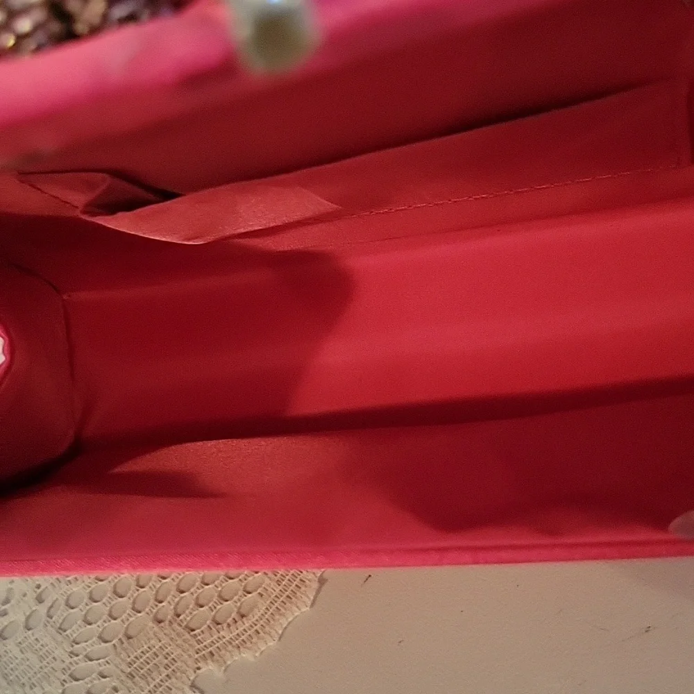 Hot Pink Rhinestone Evening Bag - Picture 6 of 6